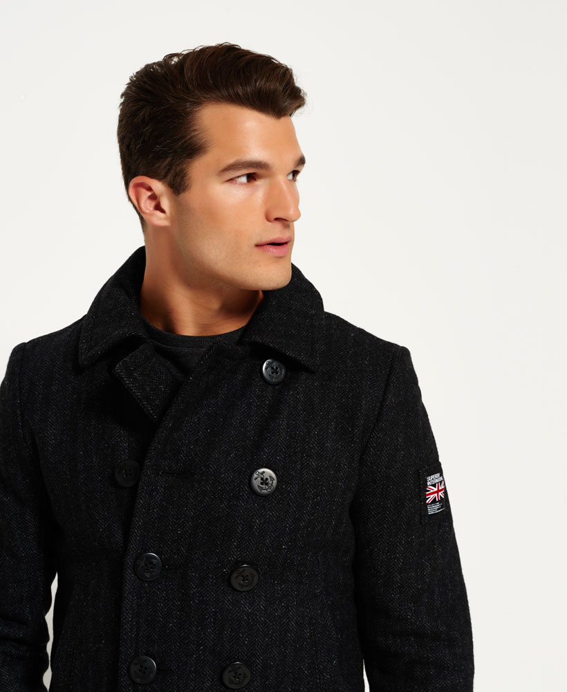 burgundy superdry coat
