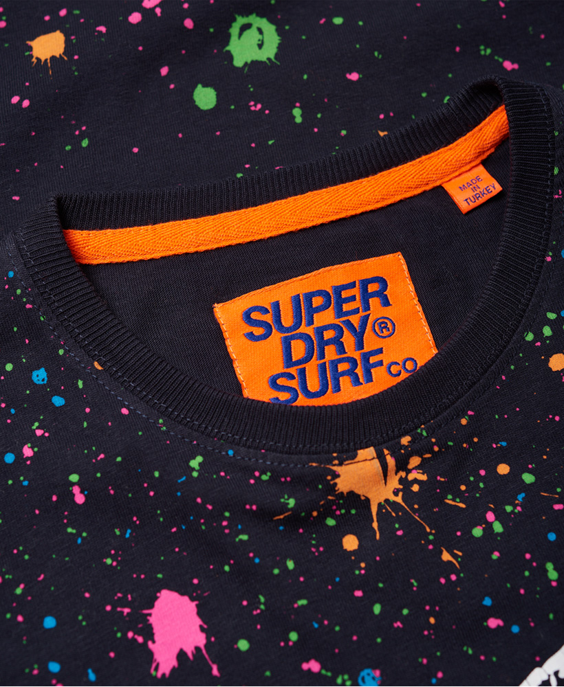 Superdry Mens Crew Paint Splatter T-Shirt | eBay