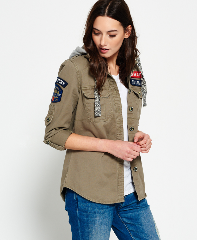 military shirt womens