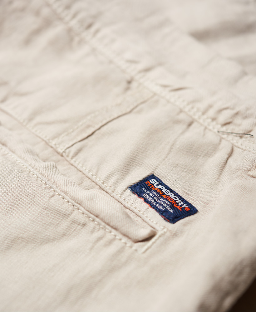 linen chino shorts