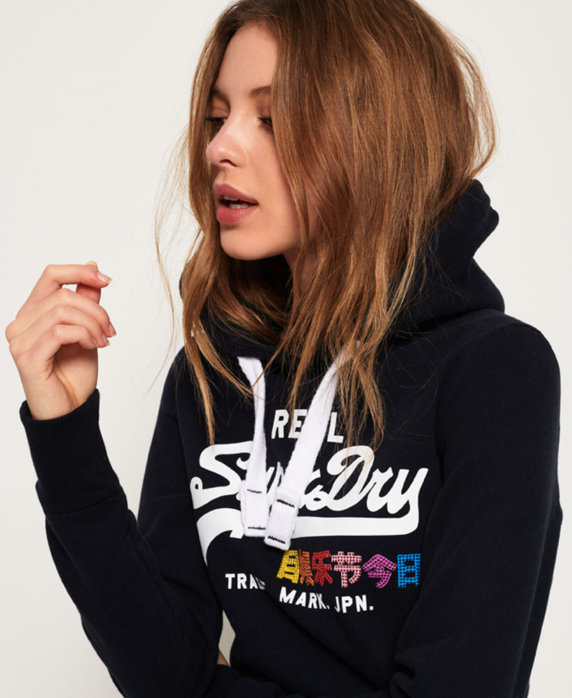 superdry rhinestone hoodie