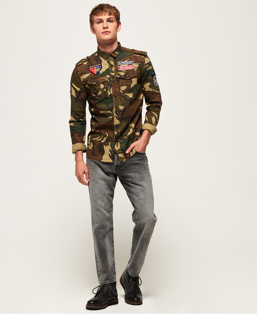 Superdry Messieurs Tropic Army Polo 