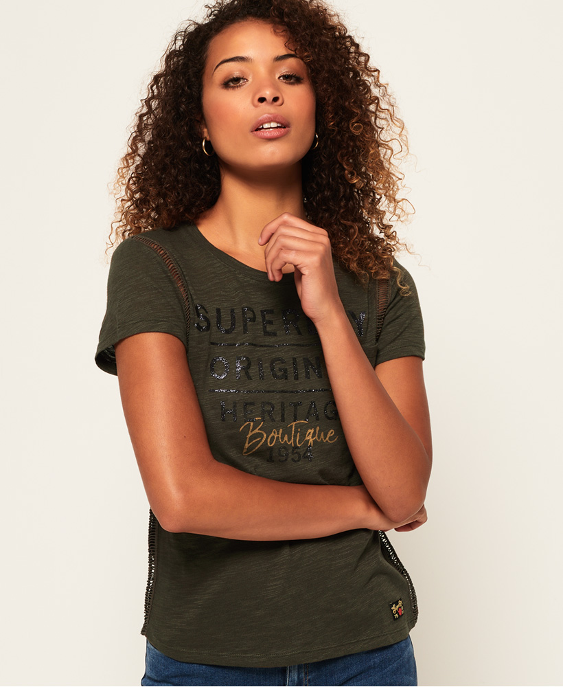 Donna T-Shirt In Pizzo Sydney Ladder