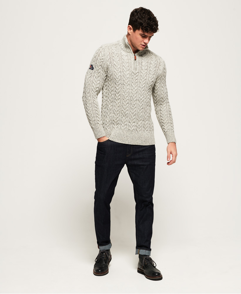 superdry henley jumper