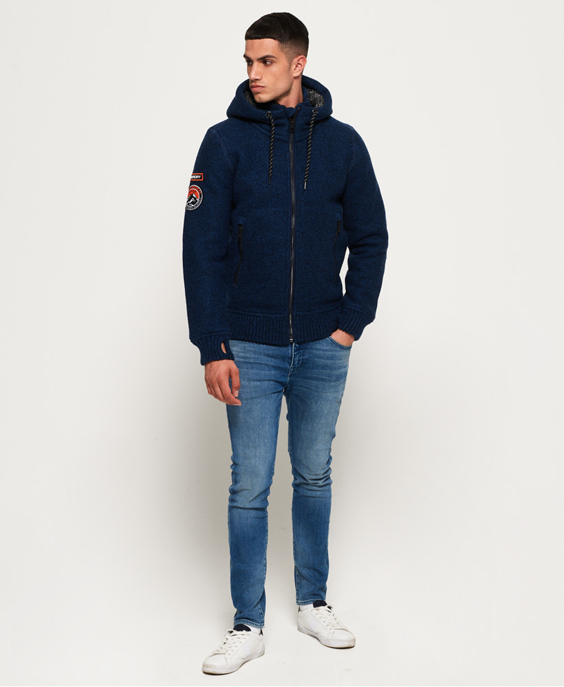 superdry mens expedition zip moletom com capuz