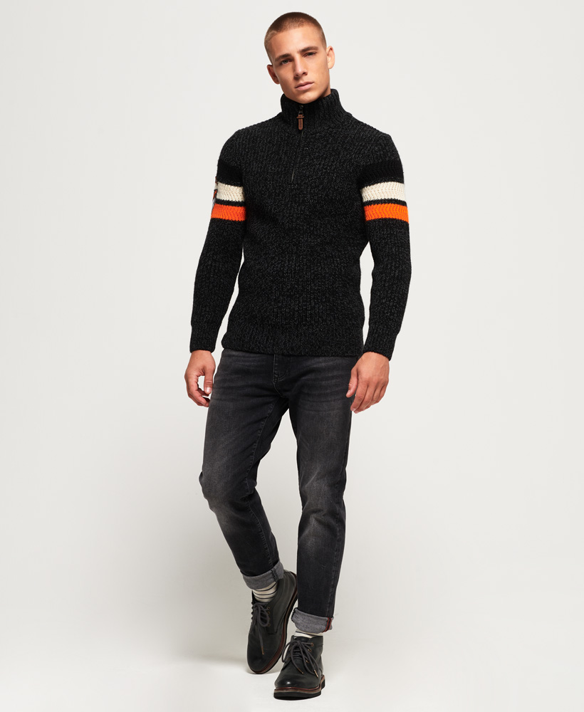 superdry henley jumper