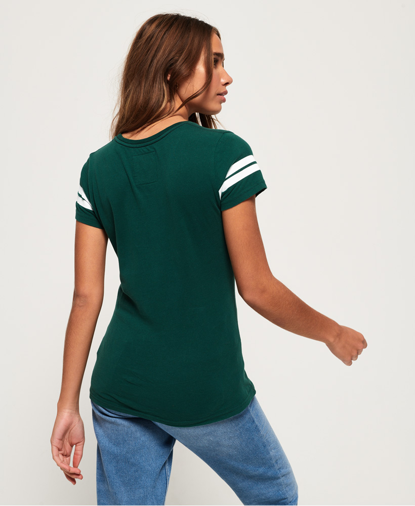 Download Superdry Womens Vintage Logo Mock Applique T-Shirt | eBay