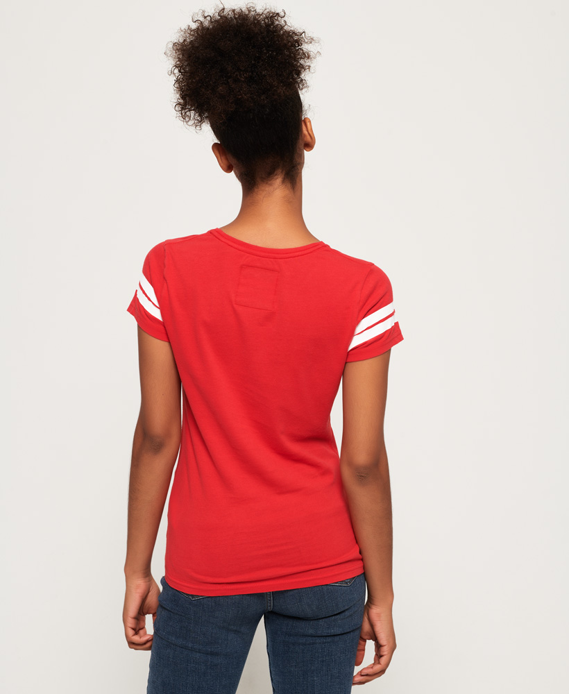 Download Superdry Womens Vintage Logo Mock Applique T-Shirt | eBay