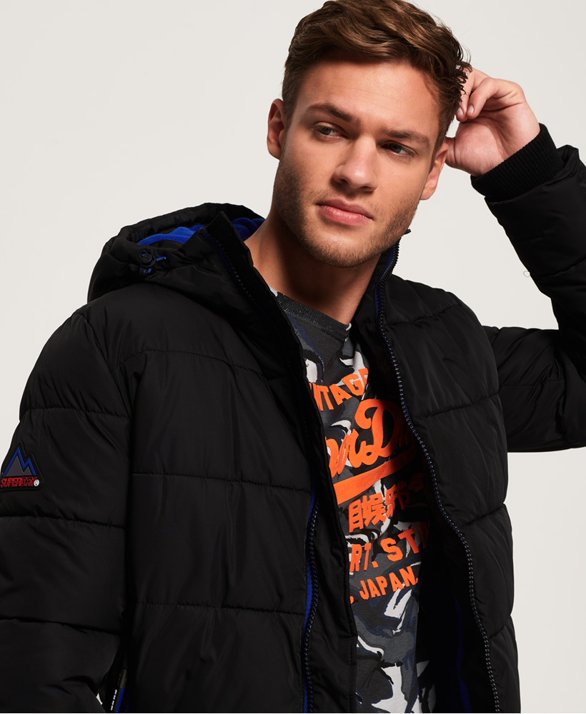 superdry men's sports puffer jacket