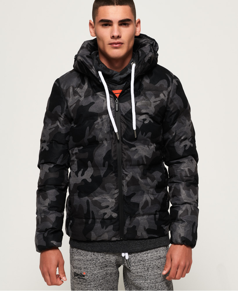 Pre-owned Superdry Herren Echo Quit Puffer Jacke