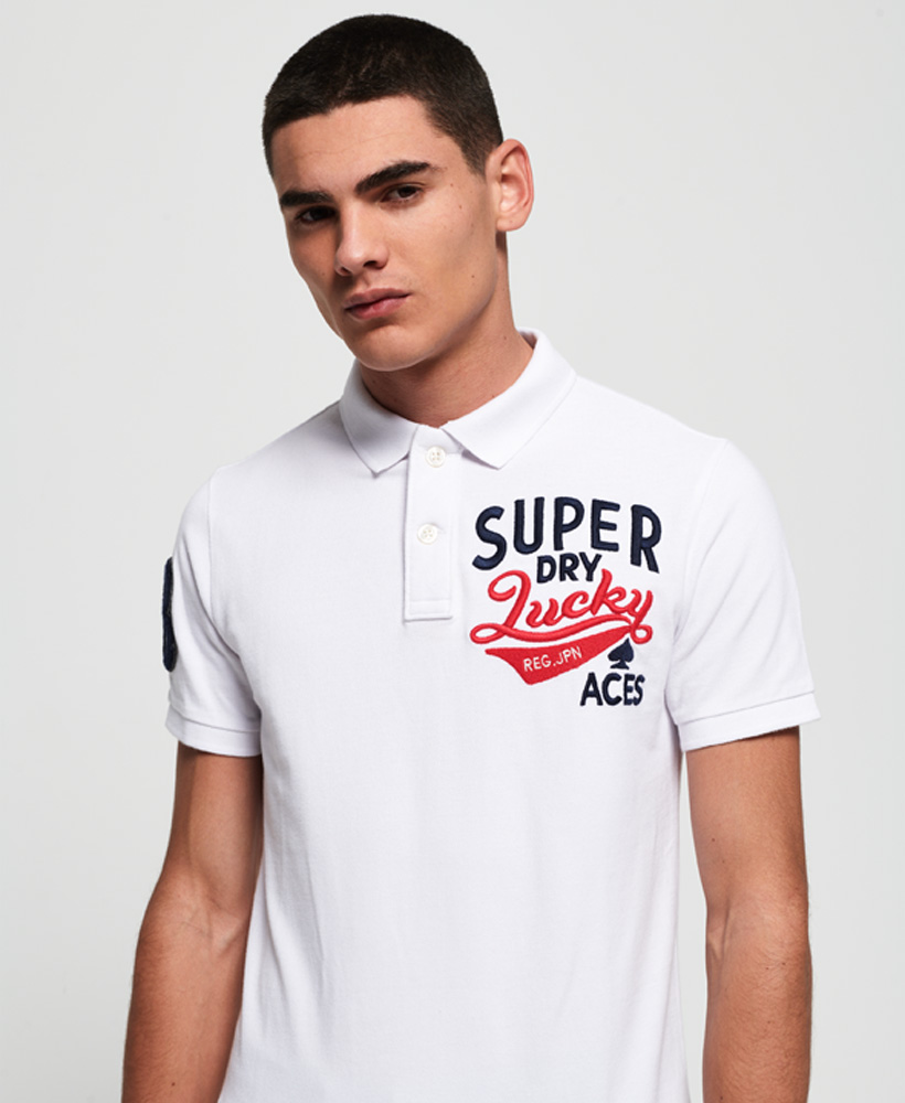Superdry Classic CNY Superstate Pique Polo Shirt | eBay