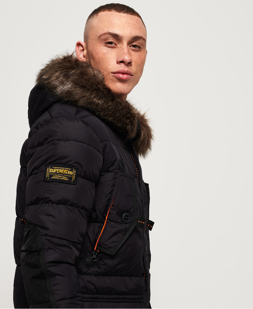 superdry mens chinook parka jacket