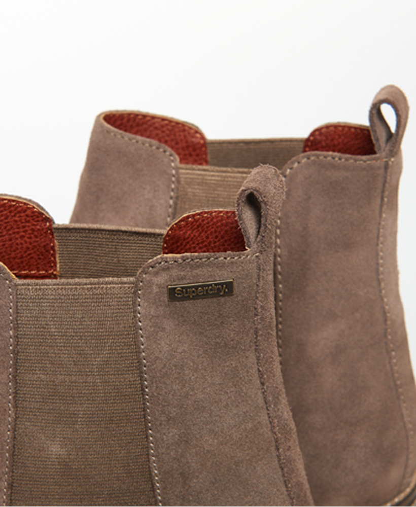 superdry millie suede chelsea boots