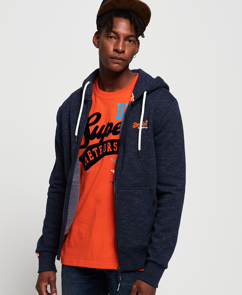 superdry orange label classic hoodie