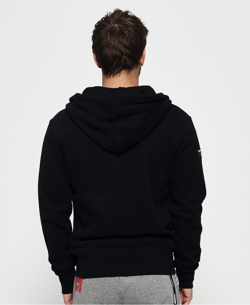 superdry orange label urban zip hoodie