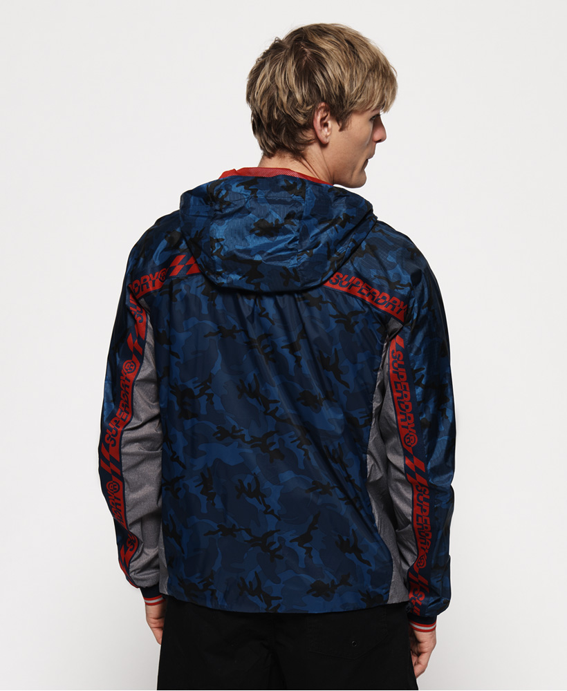 hawk colour block cagoule