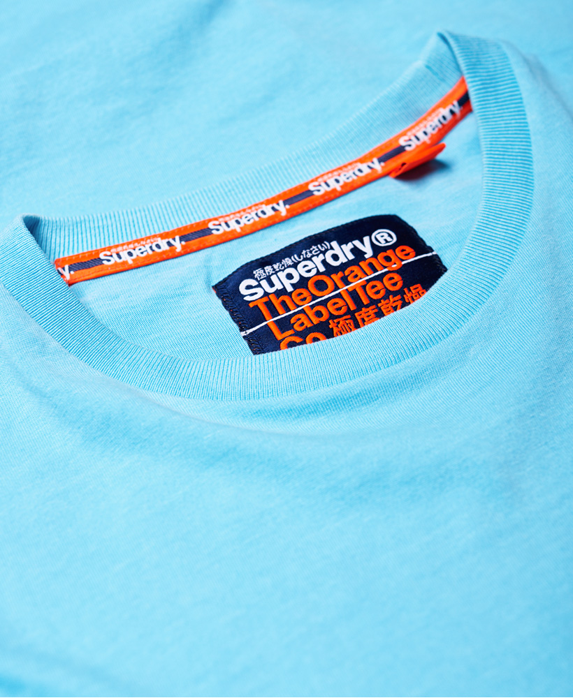 Superdry Mens Orange Label Neon T-Shirt | eBay