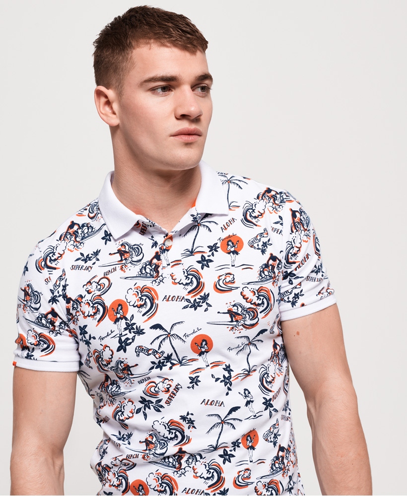 mens surf polo shirts