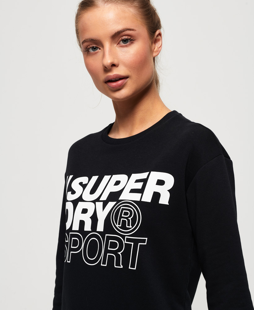 superdry core sport crew sweatshirt