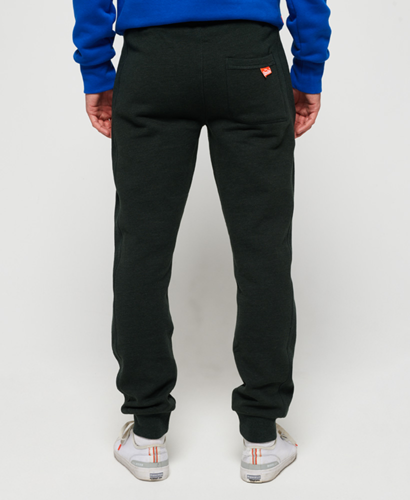 orange label cuffed joggers