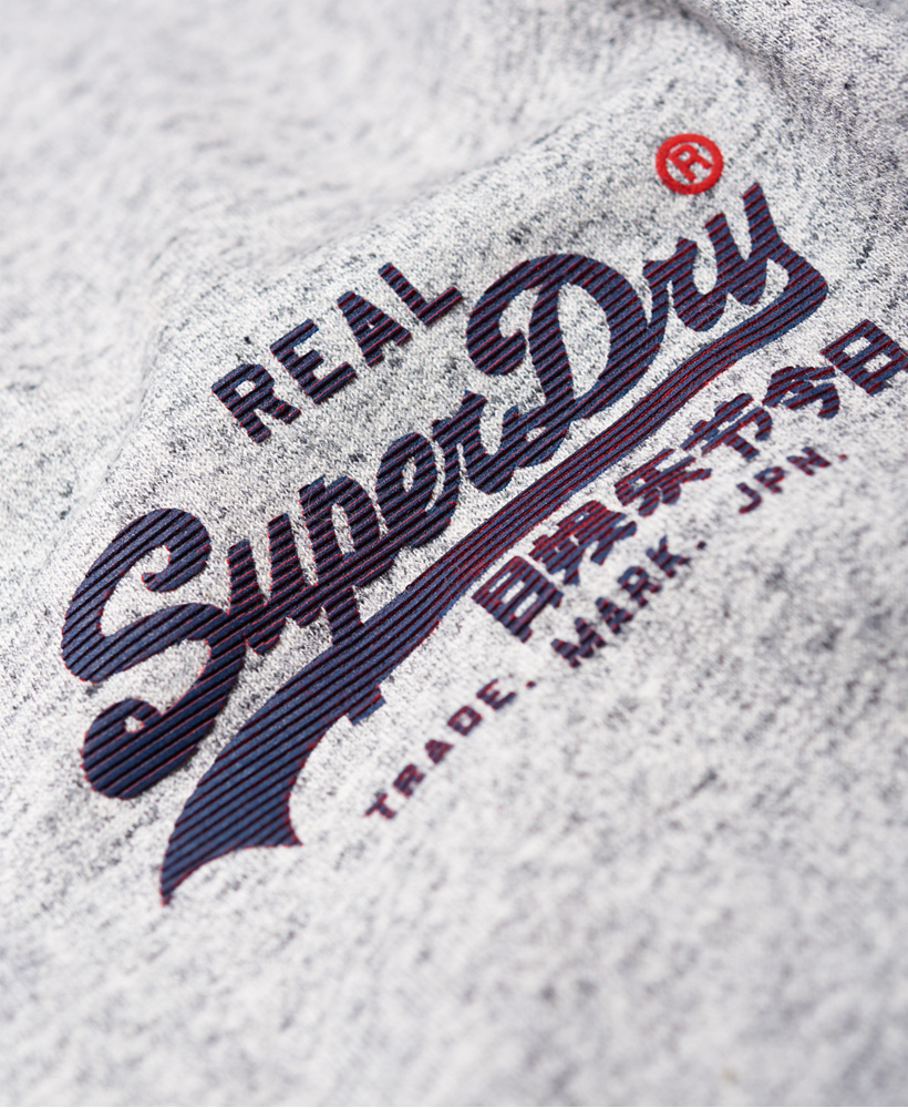 superdry vintage logo mono moletom com capuz