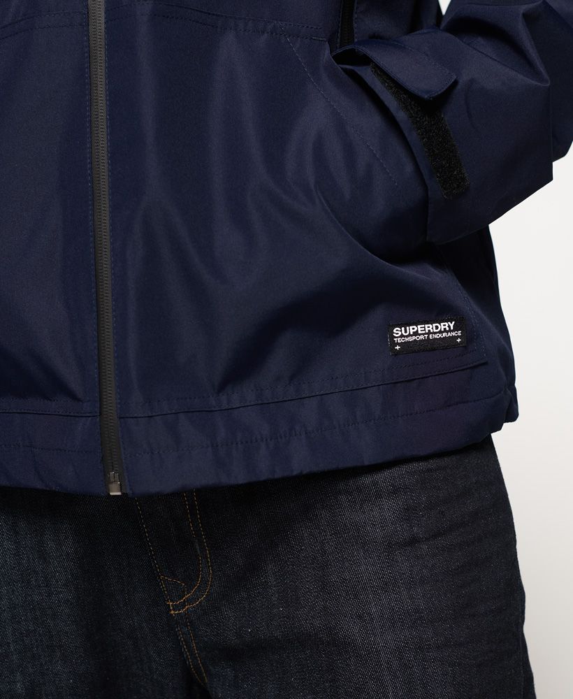 superdry navy coat