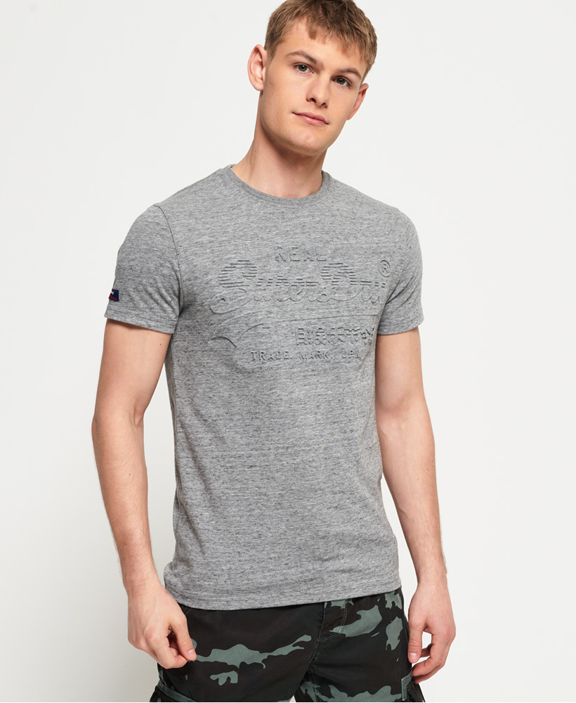 Superdry Mens Vintage Logo Embossed T 