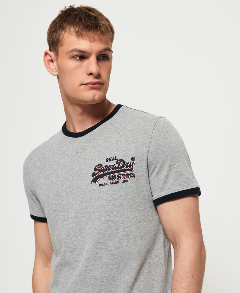 Superdry Mens Vintage Logo Ringer Cali T-Shirt | eBay
