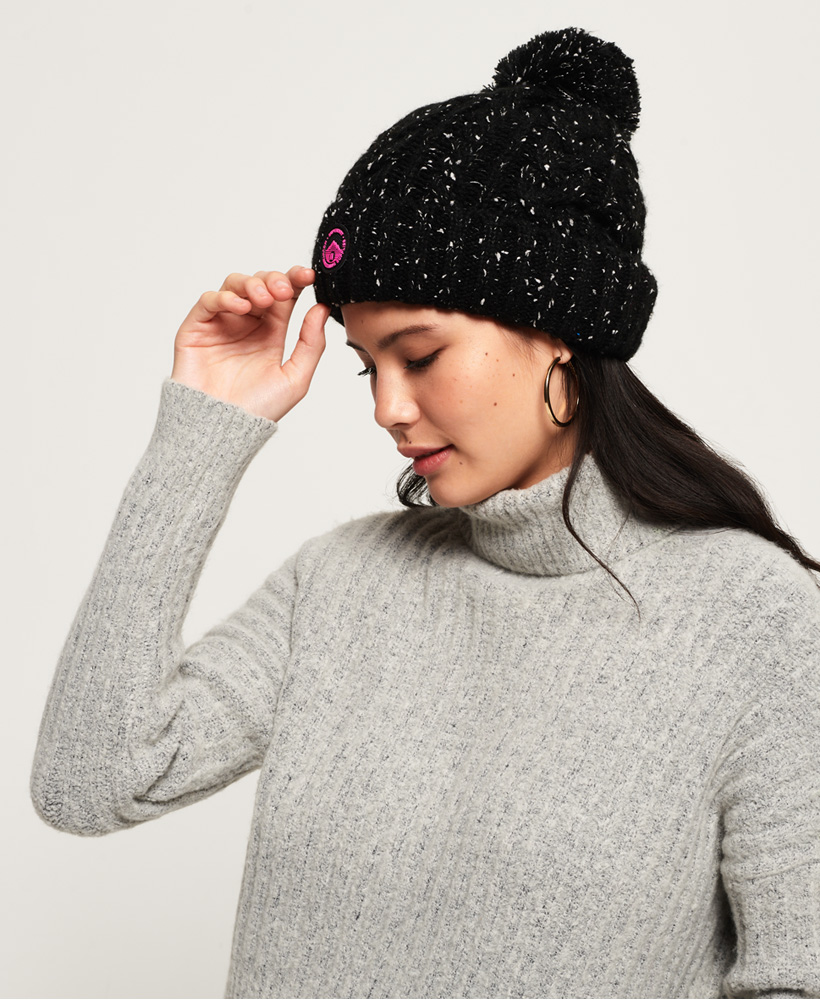 superdry gracie cable beanie