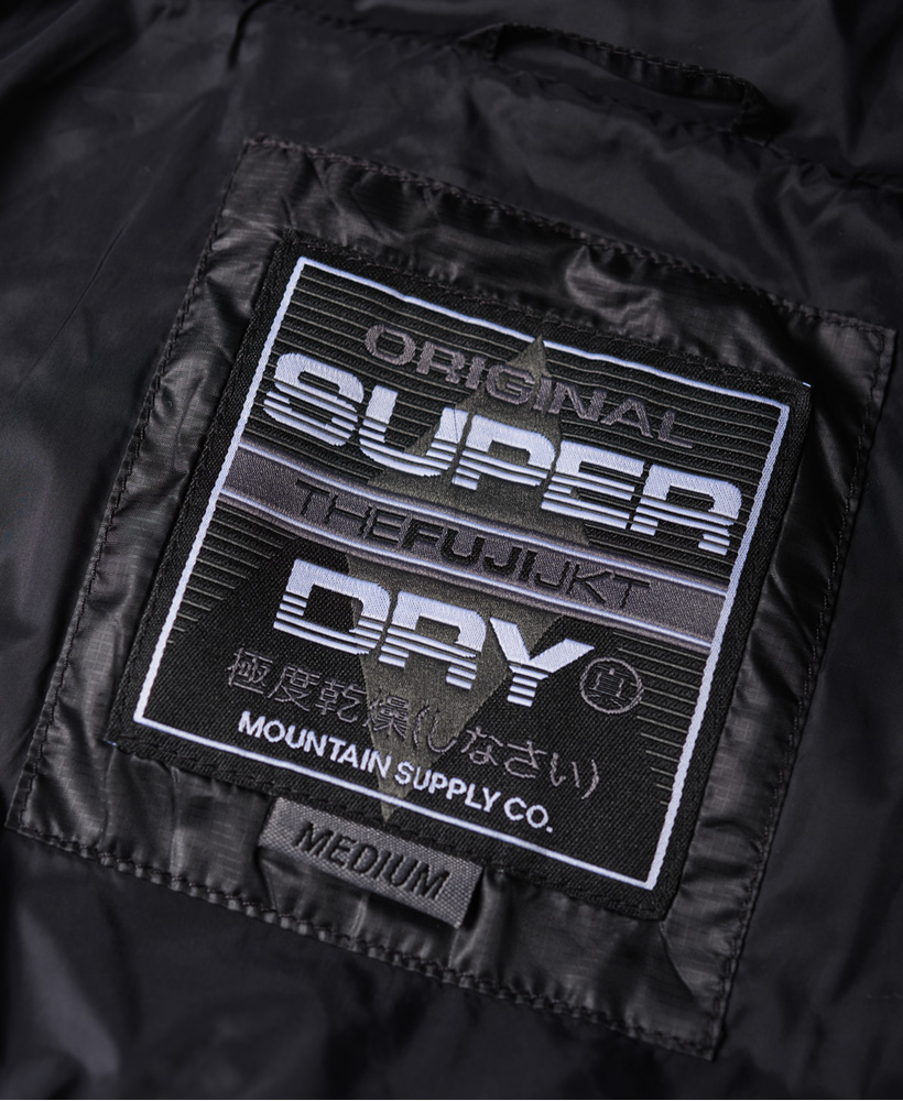 superdry diagonal quilt fuji jacket