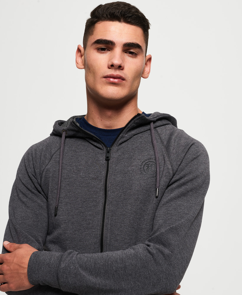 men's flex zip training hoodie