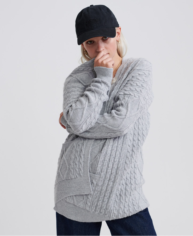 lannah cable cardigan