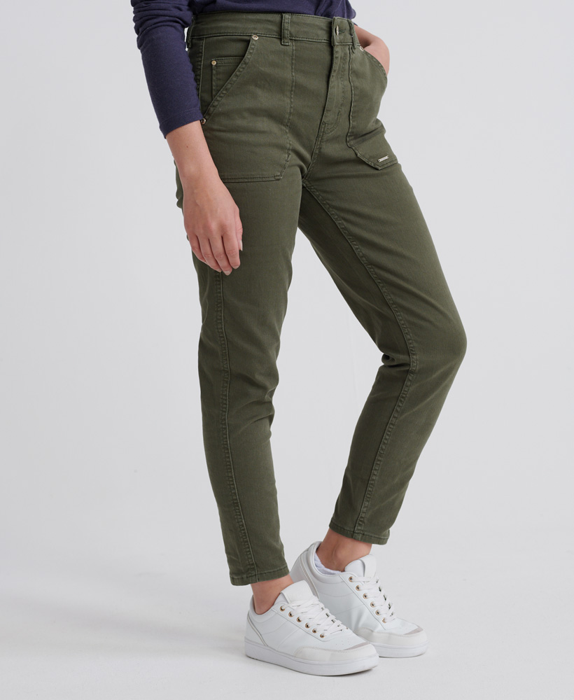 slim utility pants