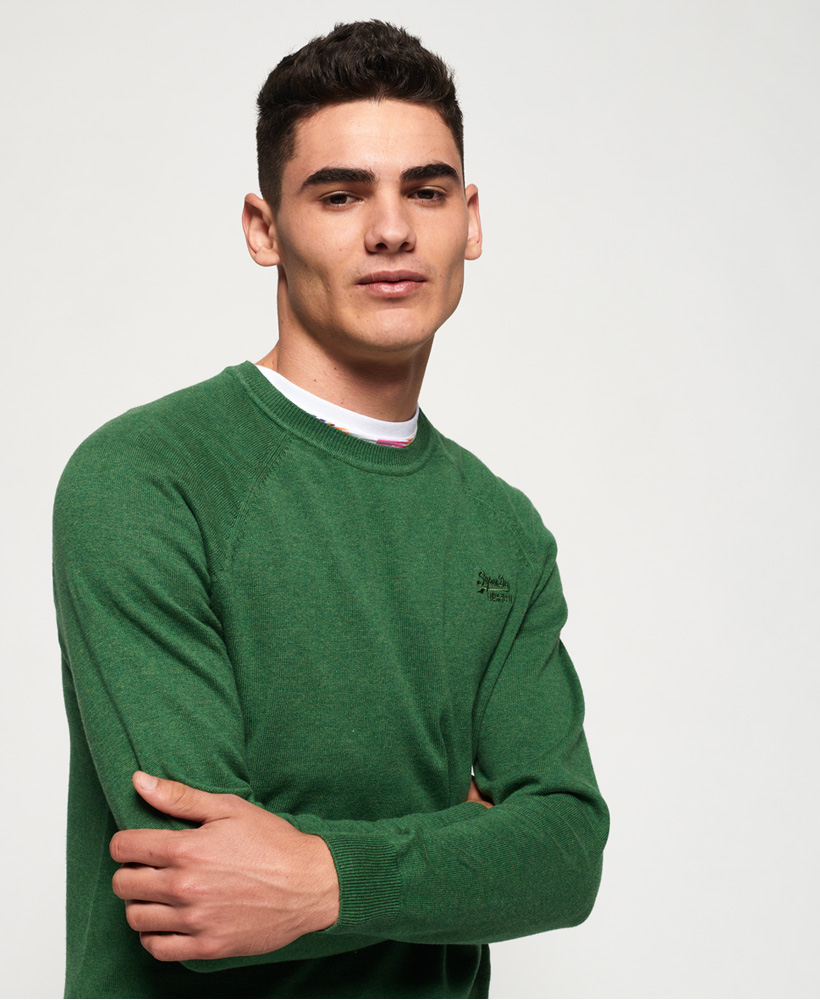 orange label cotton crew