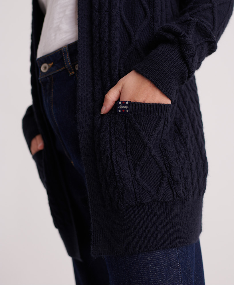 lannah cable cardigan