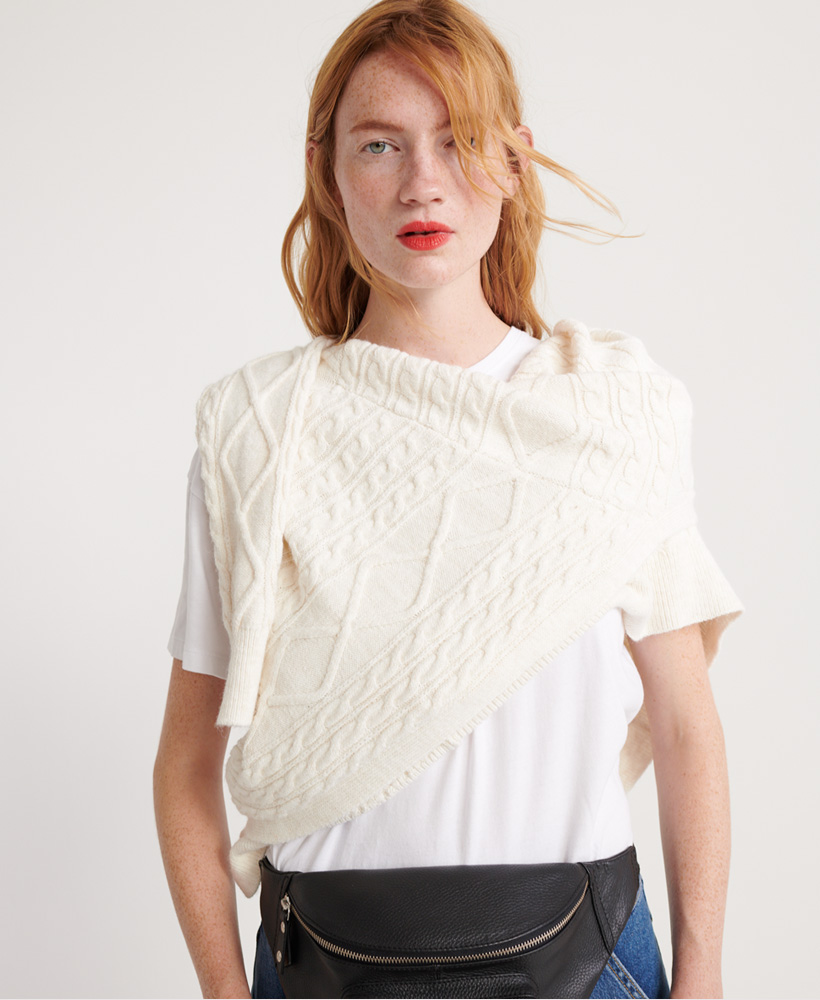 lannah cable cardigan