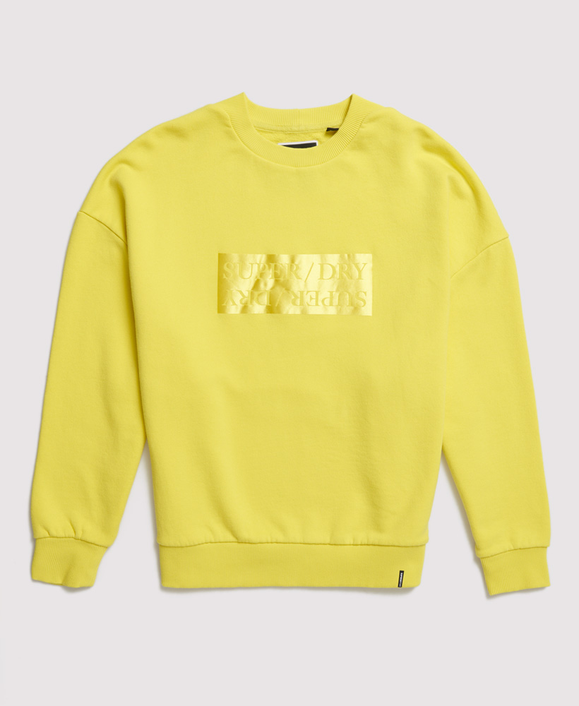 slouchy crew neck sweatshirt