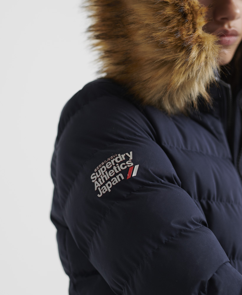 superdry arctic long puffer