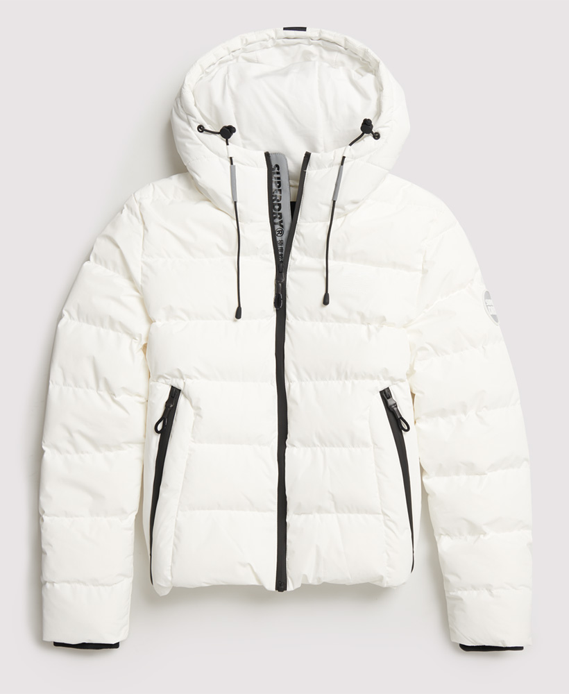 superdry spirit puffer icon jacket black