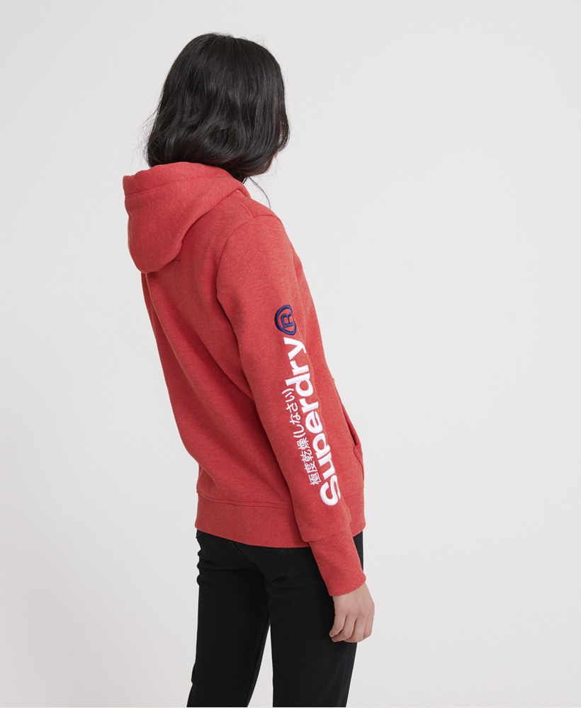 coral moletom com capuz women's