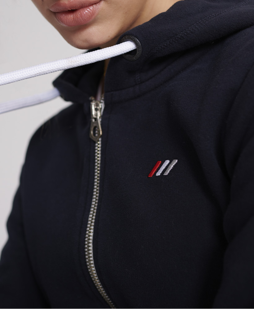 superdry zip moletom com capuzs womens