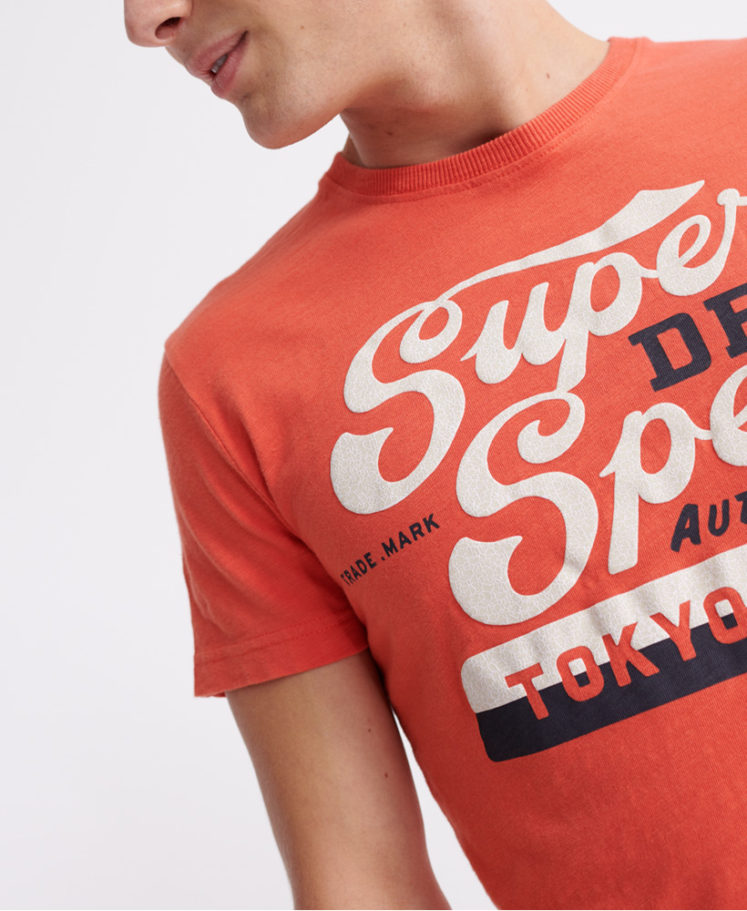 red superdry t shirt