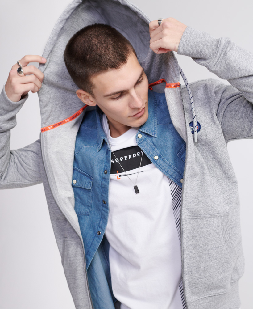 superdry collective loopback hoodie