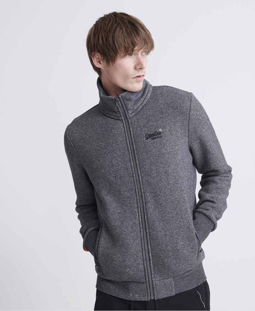 superdry orange label classic track top