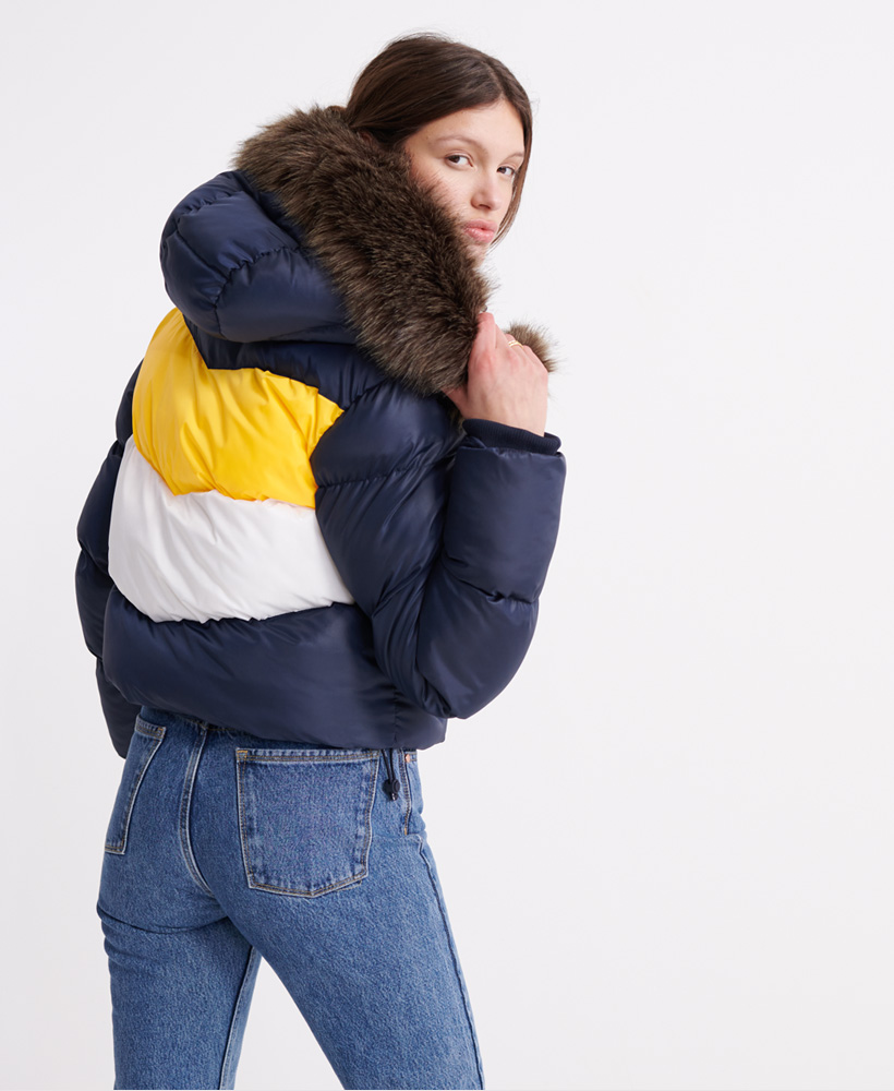 superdry ladies puffer coat