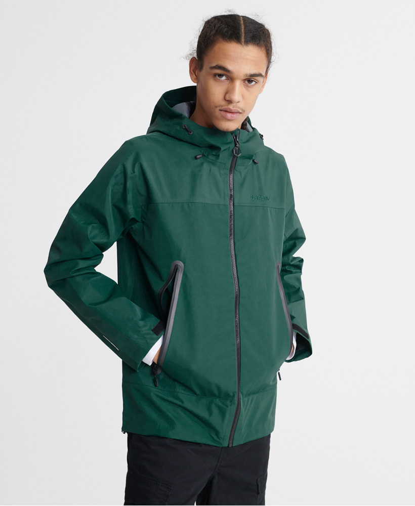 superdry hydrotech waterproof parka