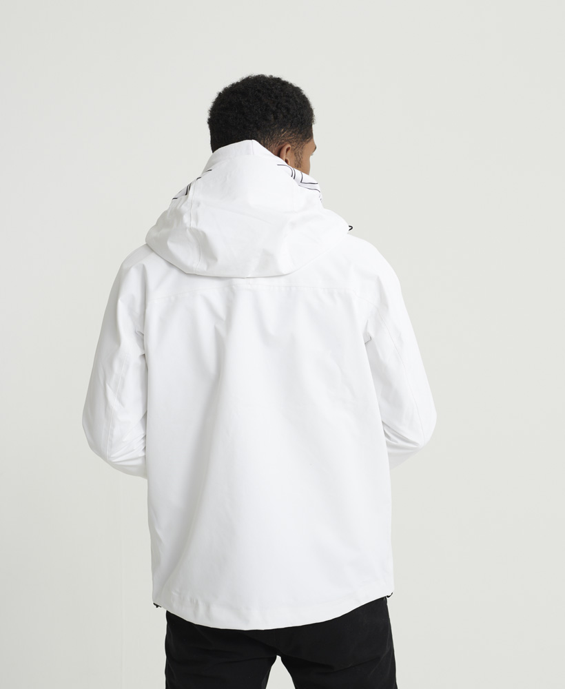 white superdry coat mens