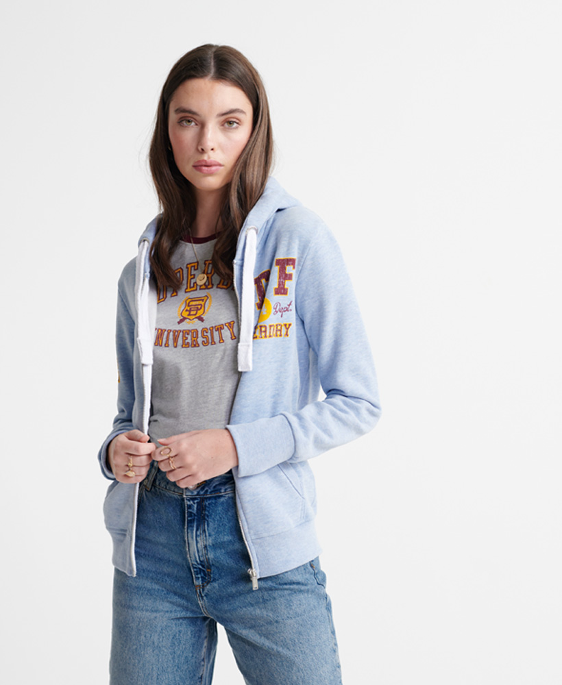 Felpa E Cappuccio Track &Amp; Field donna con zip