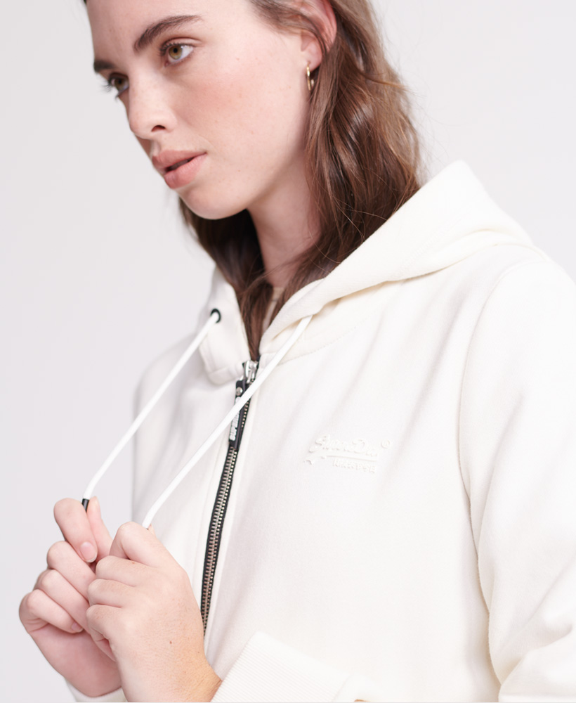 orange label elite loopback zip hoodie