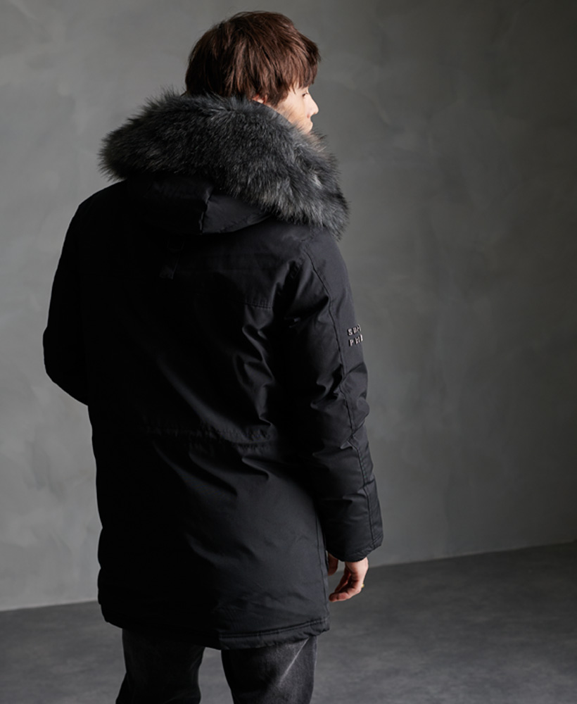 superdry premium ultimate down parka coat